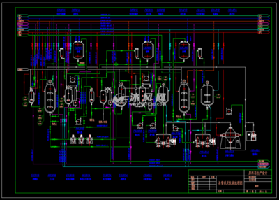 原料药多功能车间设计CAD图纸