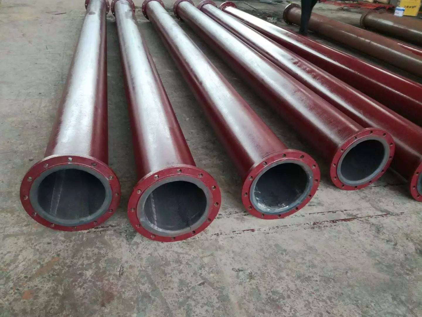 陕西脱硫衬胶钢管厂家,尾矿衬胶管道厂家